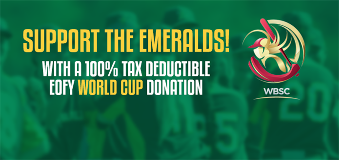 Support the Emeralds World Cup journey - Baseball Victoria