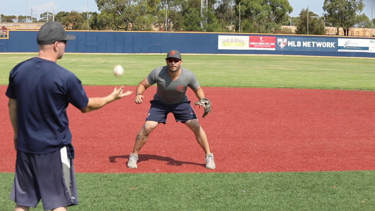 AtHome Baseball Training Ready Position Baseball Victoria